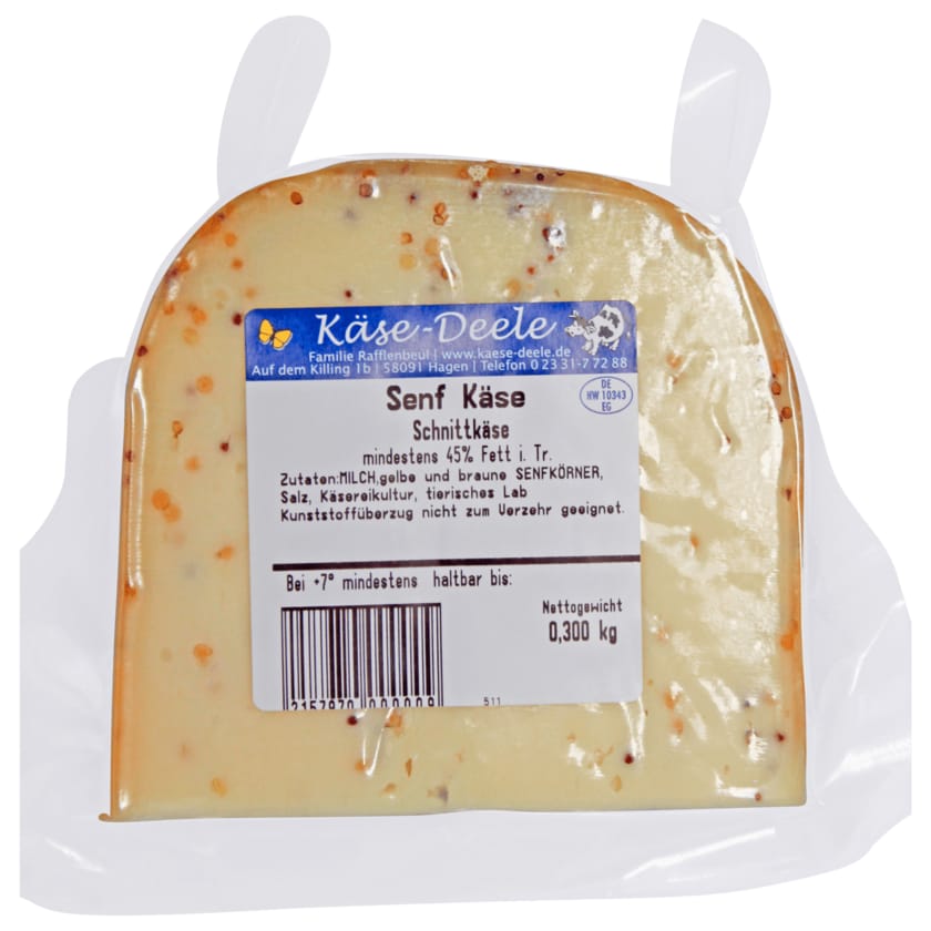 Käse Deele Senf Käse 48% Fett i. Tr. ca. 150g